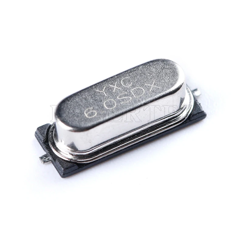 10Pcs SMD Passive Crystal Oscillator/HC-49SMD 6MHz ± 20ppm 20PF X49SM6MSD2SC