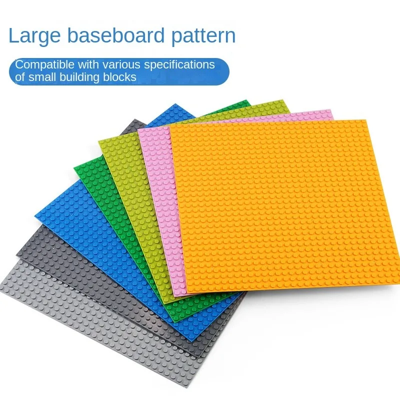32*32 Small Particle Science Education Parts ABS Plastic Assembly Plate Blocks For Kids Toys Backboard