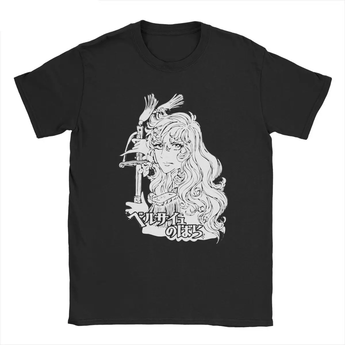 The Rose Of Versailles T-Shirt Men Women Candy Candy Anime 80s Kawaii Manga Tee Shirt Round Collar T Shirts New Arrival Clothes