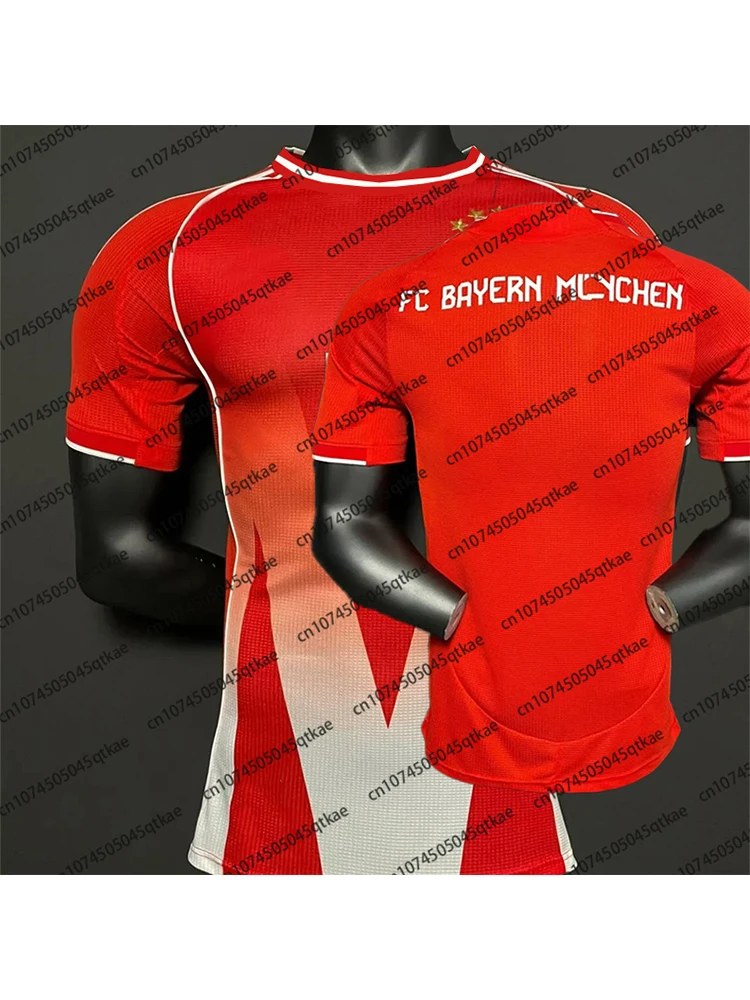 25/26 New Men's Women Football Training Bayern Munich Special Editionl Quick Dry Breathable Short Sleeve Kid Adult Unisex Tops