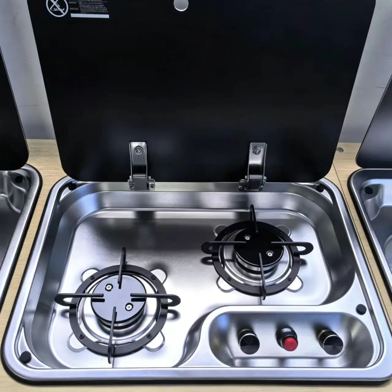 Custom Stainless Steel RV And Yacht Gas Stove With Liquefied Gas Ignition Device