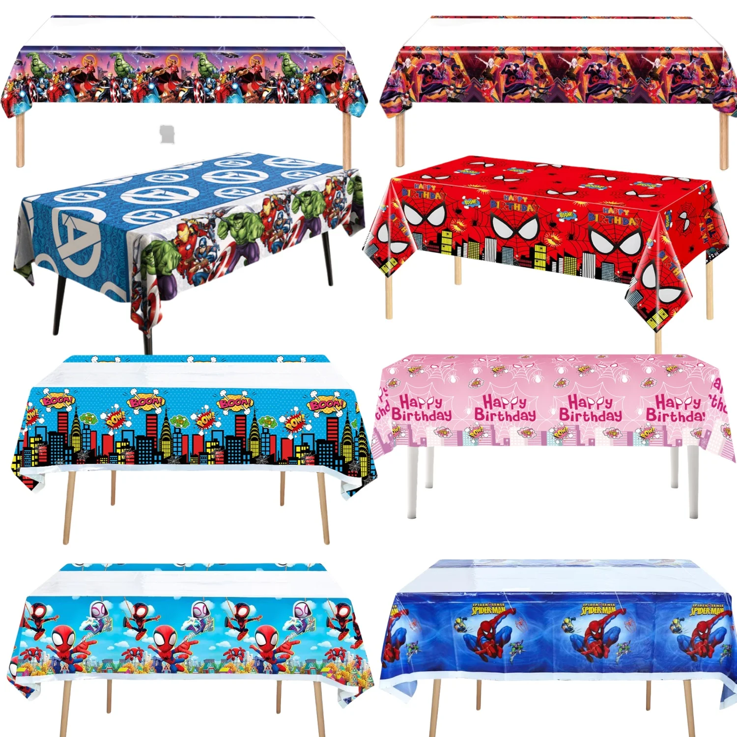 

Spiderman Table cloth Birthday Party Dcoration Spiderman Tablecloth Superhero table cover Baby Shower Kids Party Favors supplies