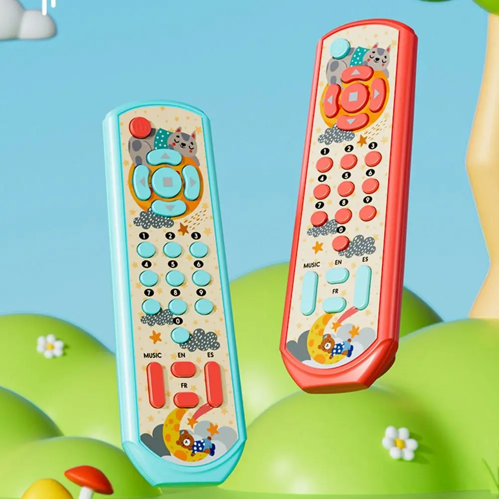 Multicolor Baby Music Toys Sound & Light Plastic Remote Control Toy With Soft Rubber Intellectual development Simulation Car Key