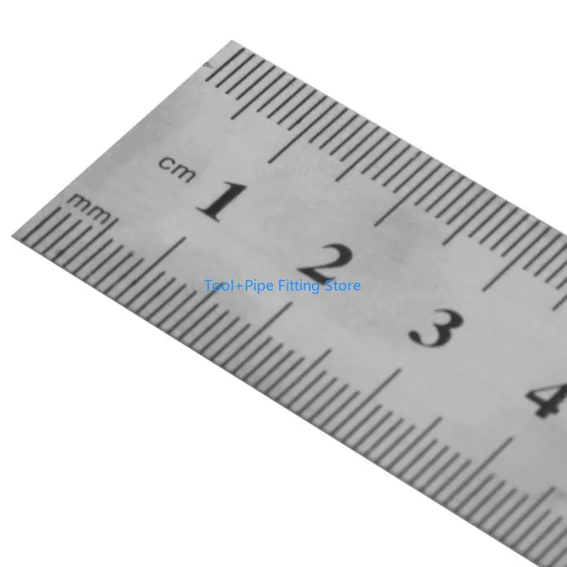 F92b 30cm 12 "강철 스테인리스 포켓 파우치 메트릭 금속 눈금자 측정 더블면