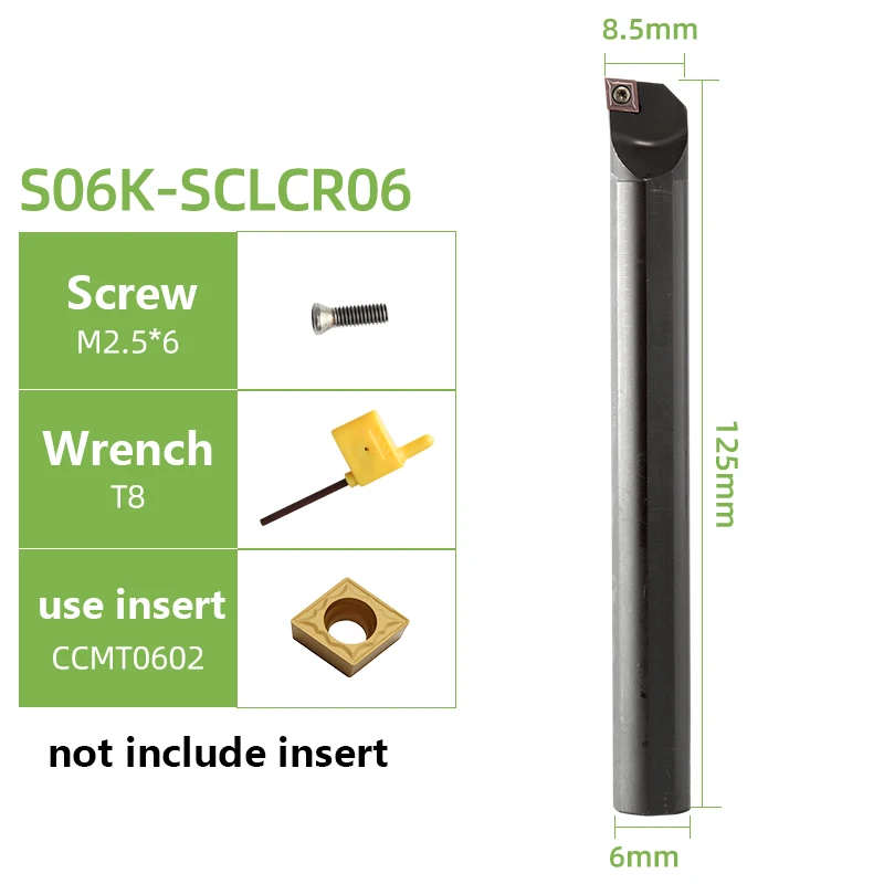 SCLCR Utensili per tornitura interna SCLCL S06K S07K S08K S10K S12M S16Q S20R S25S SCLCR06 SCLCL06 SCLCR09 SCLCL09 Supporto Tornio Taglierina