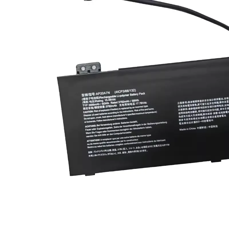 Imagem -03 - Bateria do Portátil para Acer Predator Triton 300 se Pt31451s Notebook 15.48v 3886mah 60wh Ap20a7n