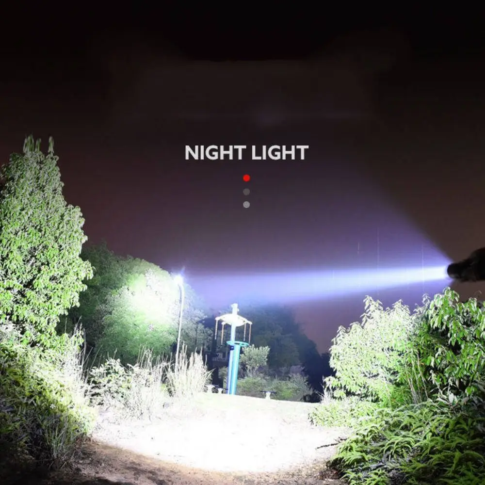 

Компактный водонепроницаемый мини-светодиодный фонарик, перезаряжаемый через USB, портативный аварийный фонарь с ручным зажимом, уличный фонарь дальнего действия