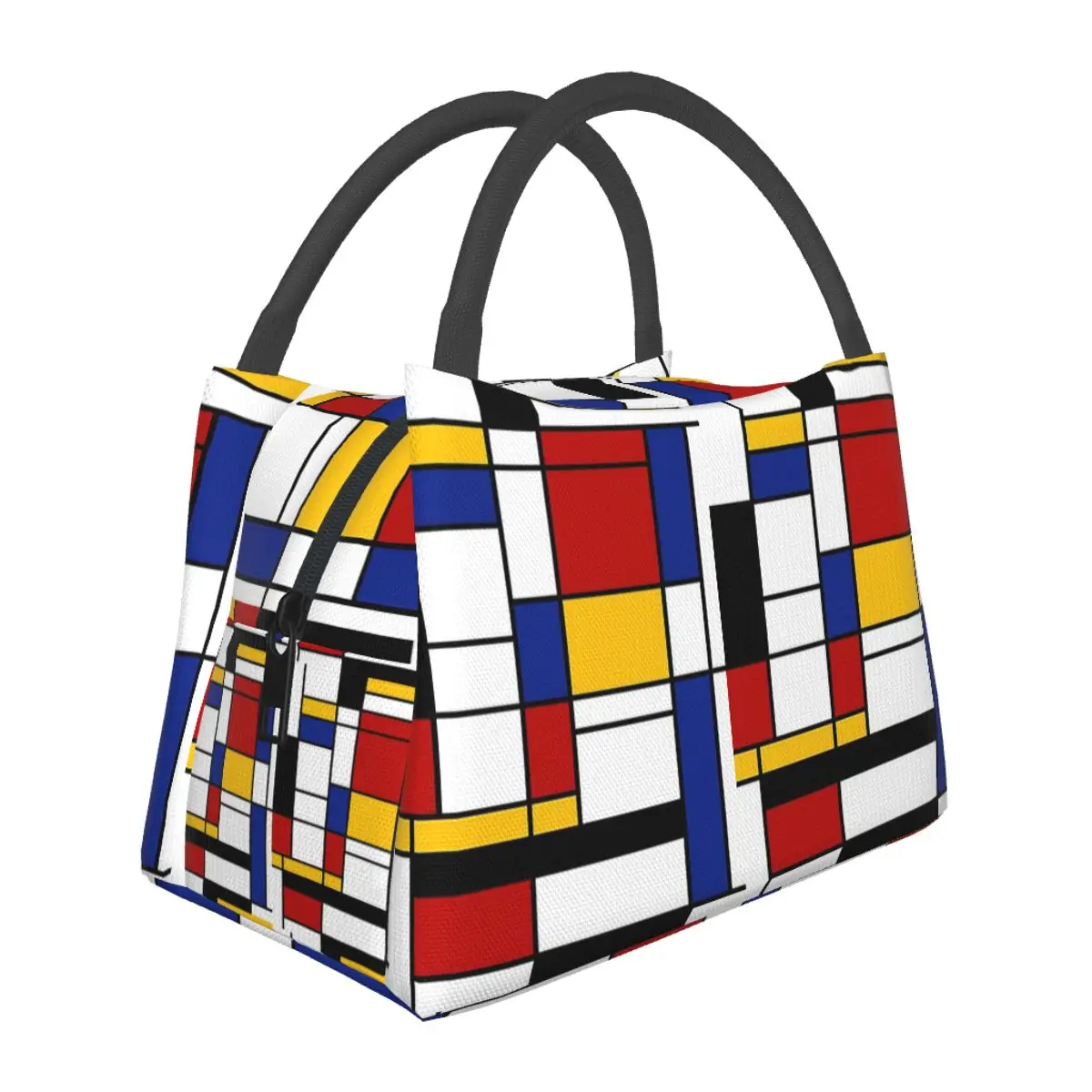 

Термосумка для обедов Piet Mondrian для женщин, герметичный контейнер для пикника, термосумка-холодильник для еды