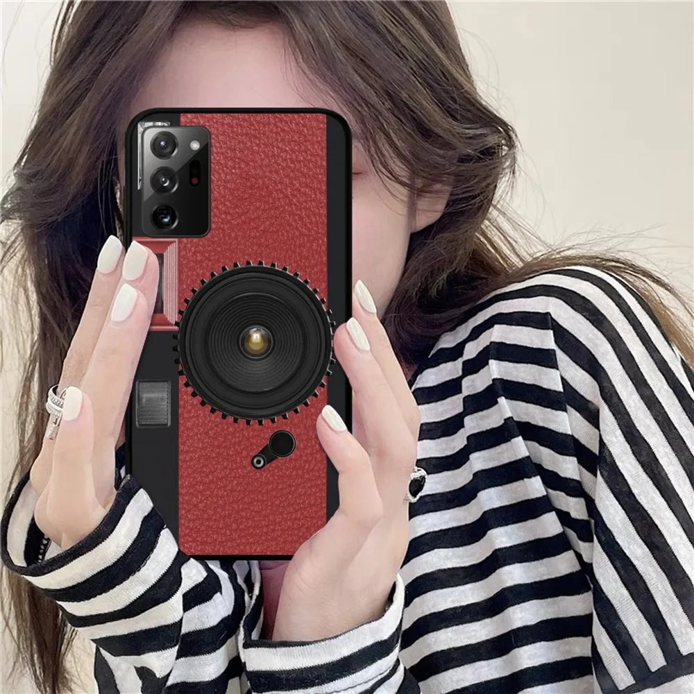 Fashion 3D Camera Phone Case For Samsung Note 8 9 10 20 Pro Plus Lite M 10 11 20 30 21 31 51 A 21 22 42 02 03