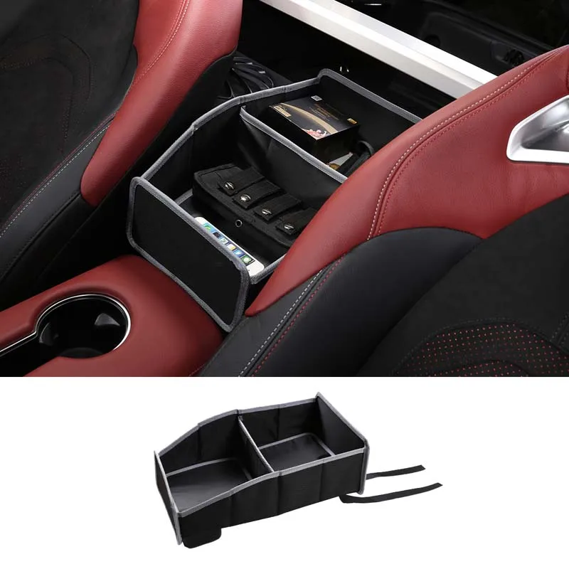 Car Central Control Armrest Box Storage Bag Multi-Function Seat Middle Storage Box For Toyota GR Supra A90 2019-2023