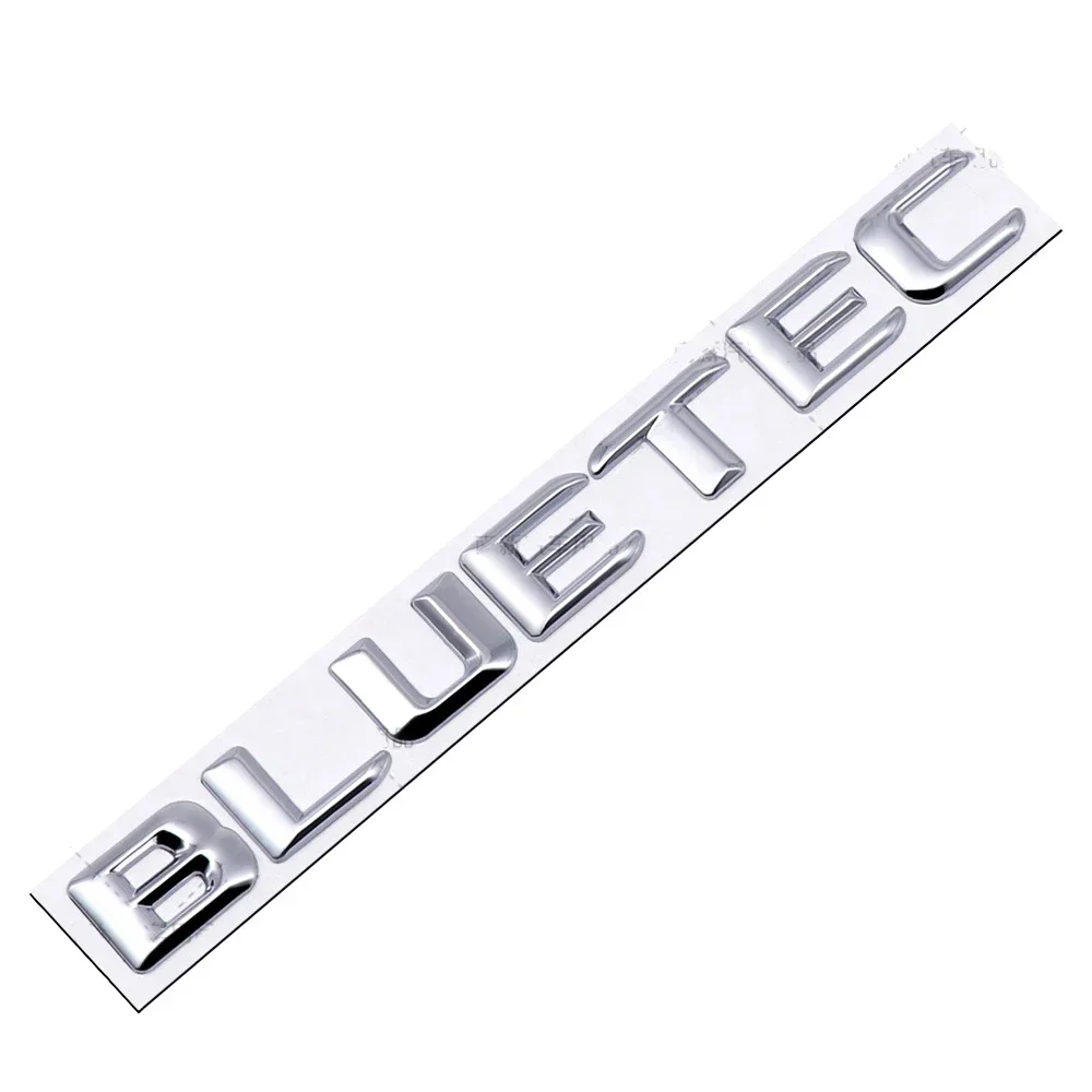 Car Body Side Badge Tail Trunk Emblem Sticker for Mercedes Benz BLUETEC W210 W204 W212 W124 G500 C200 E320 CLA CLK CLS ML S320