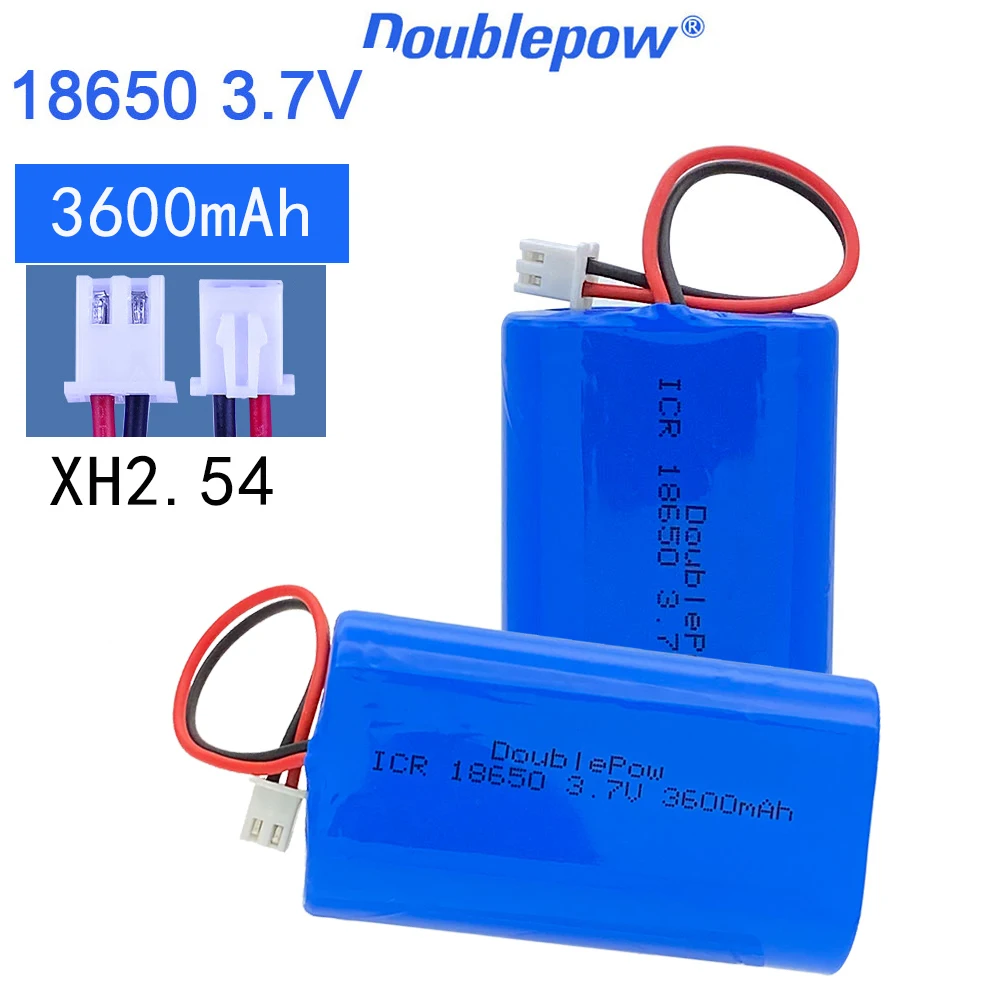 3.7V 18650 Battery 3600mAh Lithium Battery Packs Rechargeable Battery For LED Light Power Toy Accessories Security Equipment