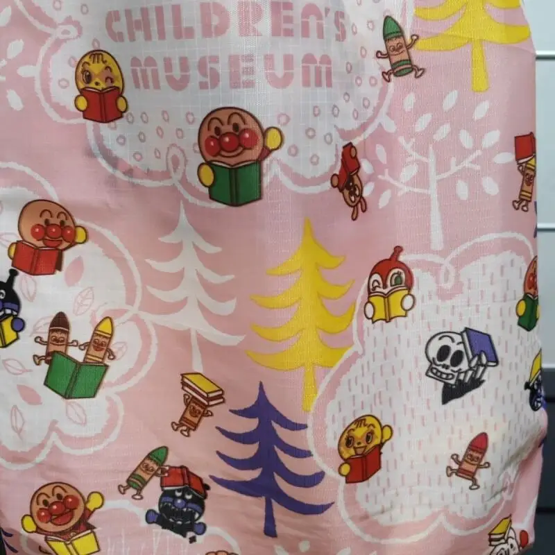

Japanese Anime Anpanman Portable Foldable Handbag Waterproof High-Capacity Supermarket Eco-Friendly Shopping Bags Holiday Gifts