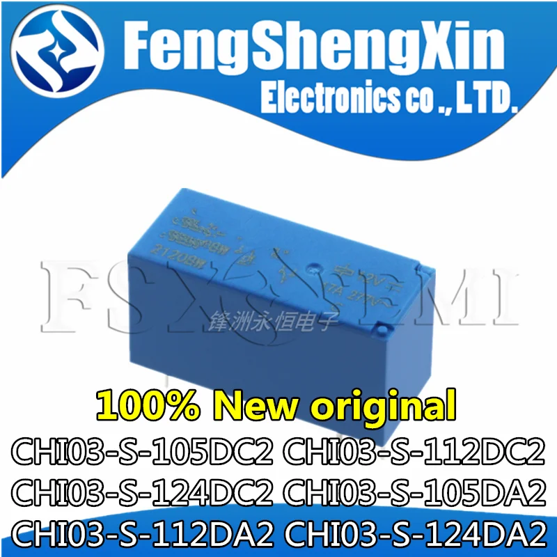 

10pcs CHI03-S-105DC2 CHI03-S-112DC2 CHI03-S-124DC2 CHI03-S-105DA2 CHI03-S-112DA2 CHI03-S-124DA2 Relay