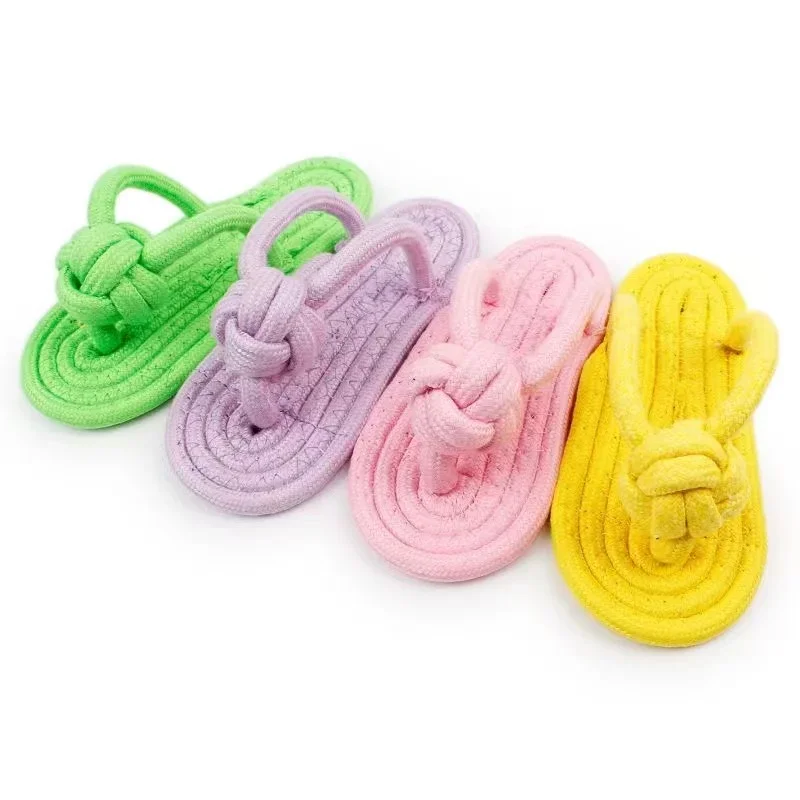 Funny Dog Chew Toy Cotton Slipper Rope Toy For Small Large Dog Pet Teeth Training Molar Toys Interactive Dog Toy Dog Accessories