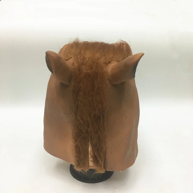 هالوين تأثيري مضحك القبعات الحيوان الأسماك رئيس أقنعة الكلب حمار الحصان رئيس مخيف الدعامة كرنفال الإرهاب قناع ماسكارا دي اللاتكس