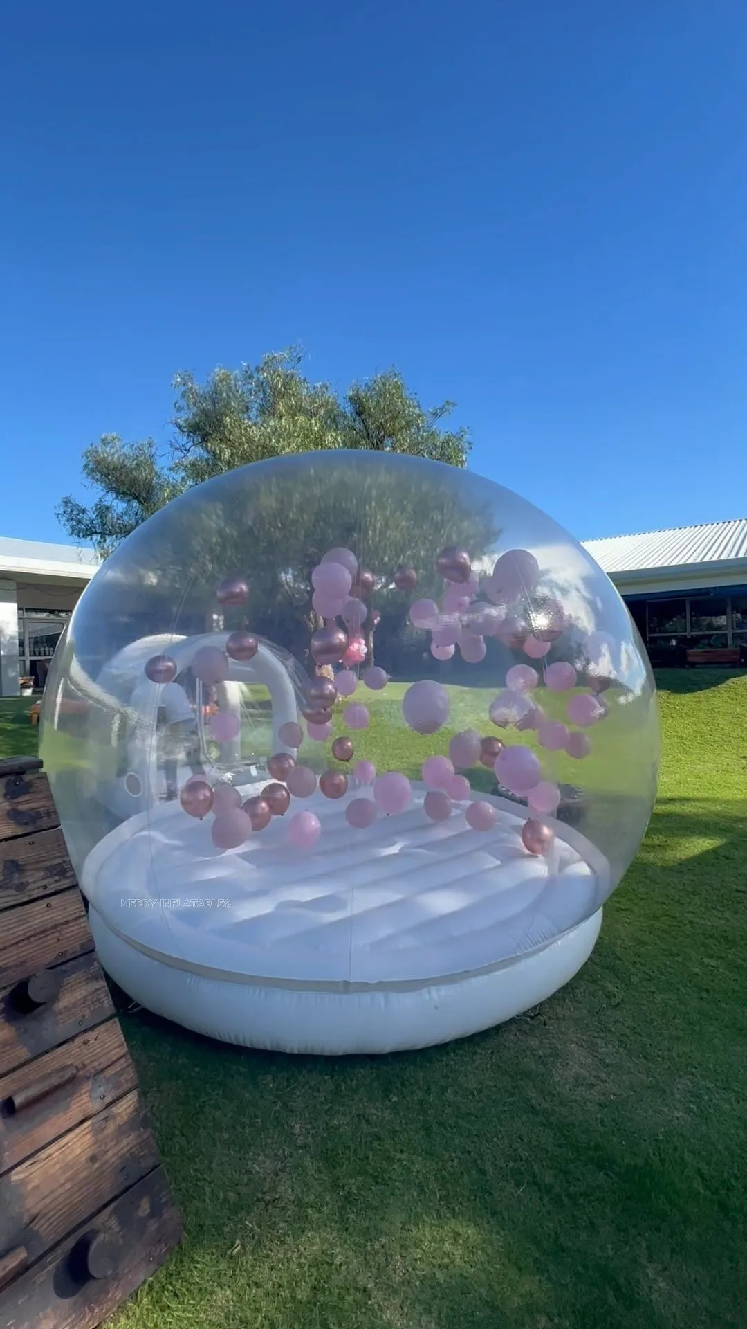 Maison à bulles avec ballon rebondissant, maison de saut avec coussin complet, tente de ballons de camping, maison de ballons breton