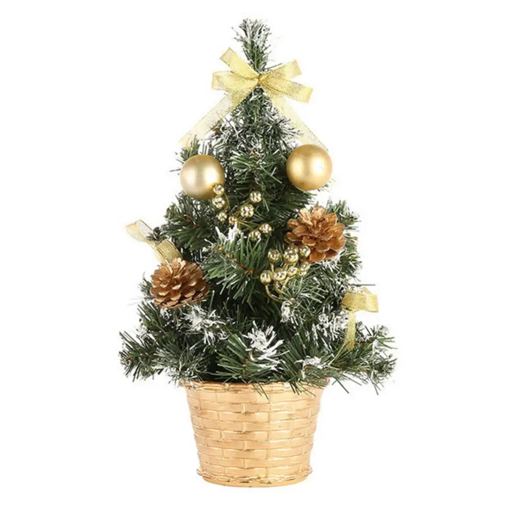 20/30/40cm Christmas Tree Home Bedroom Party Decorations Artificial Christmas Tree Children DIY Handicraft 2025 New Year Gift