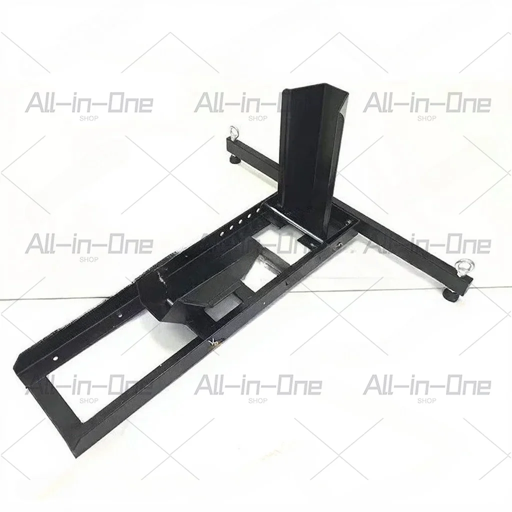 Motorcycle parking rack, motorcycle front wheel support frame, motorcycle parking bracket