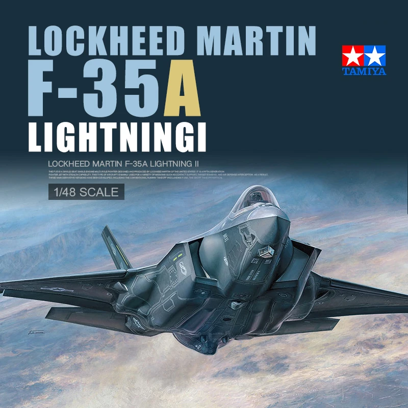 

TAMIYA Assembled Aircraft Model Kit 61124 Lockheed Martin F-35A Lightning II Fighter 1/48