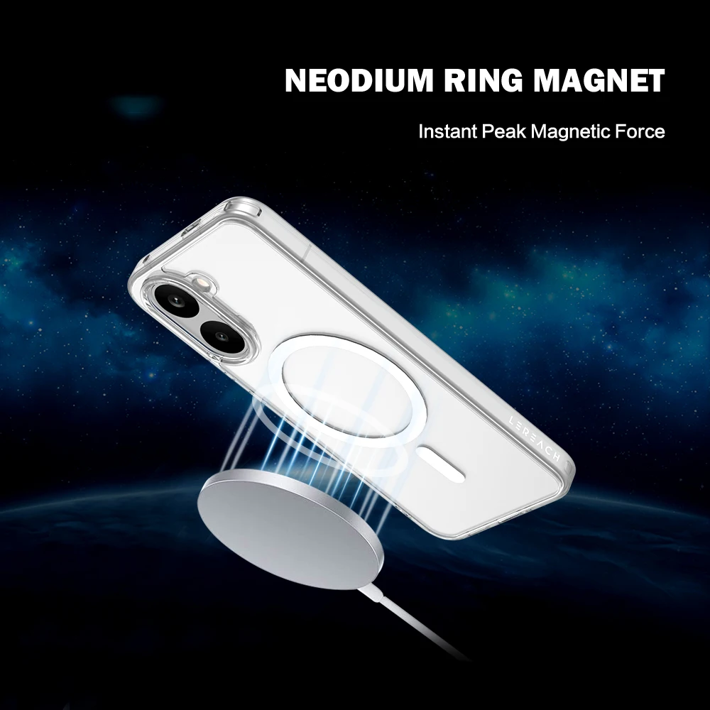 Für Poco X8 Pro Hülle Magnetische Hartschale TPU+PC Transparente Sturzsichere Handyhülle für Poco X8 Pro – Detail 5