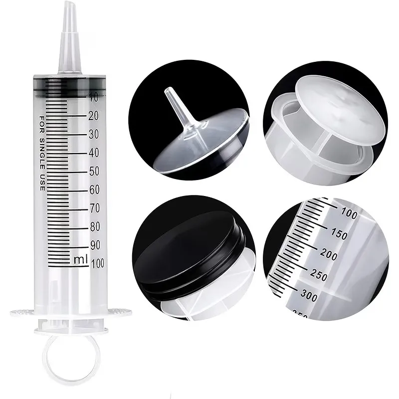 9-teiliges Auto- und Motorrad-Entlüftungsset für hydraulische Scheibenbremsen und Kupplungen, 100ml Multifunktionale Bremsflüssigkeits-Extraktions- und Befüllungsspritze mit Schlauchadapter Reparaturset – Detail 7