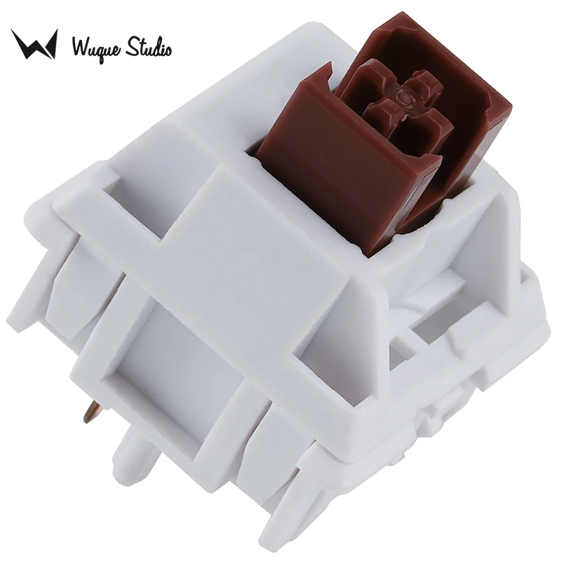 Wuquestudio WS Switch Brown Tactile Feeling POM Stem Nylon Housing 5pin PCB Mount For Mechanical Keyboard