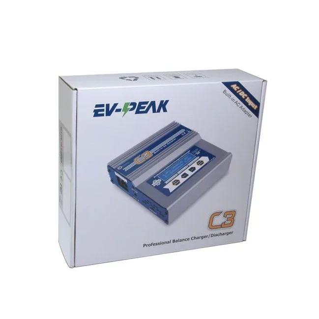EV-Peak C3 50W  Battery charger with integrated power supply  LiPo / Li-Ion / Pb / NiMH 11-18V