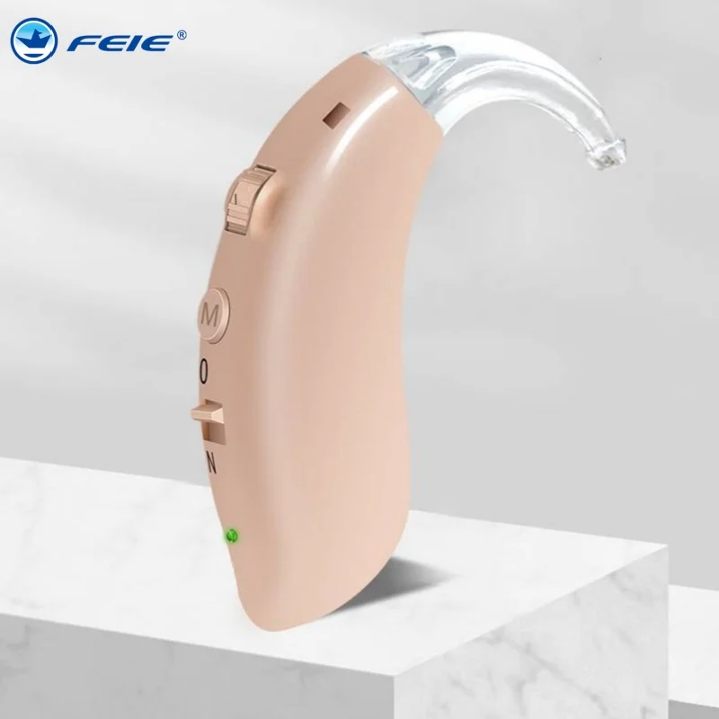 BTE 6 Channel Digital Hearing Aid Ear Earphone Deaf Hearing Amplifier Medical Products Noise Reduction Listening Device MY-201