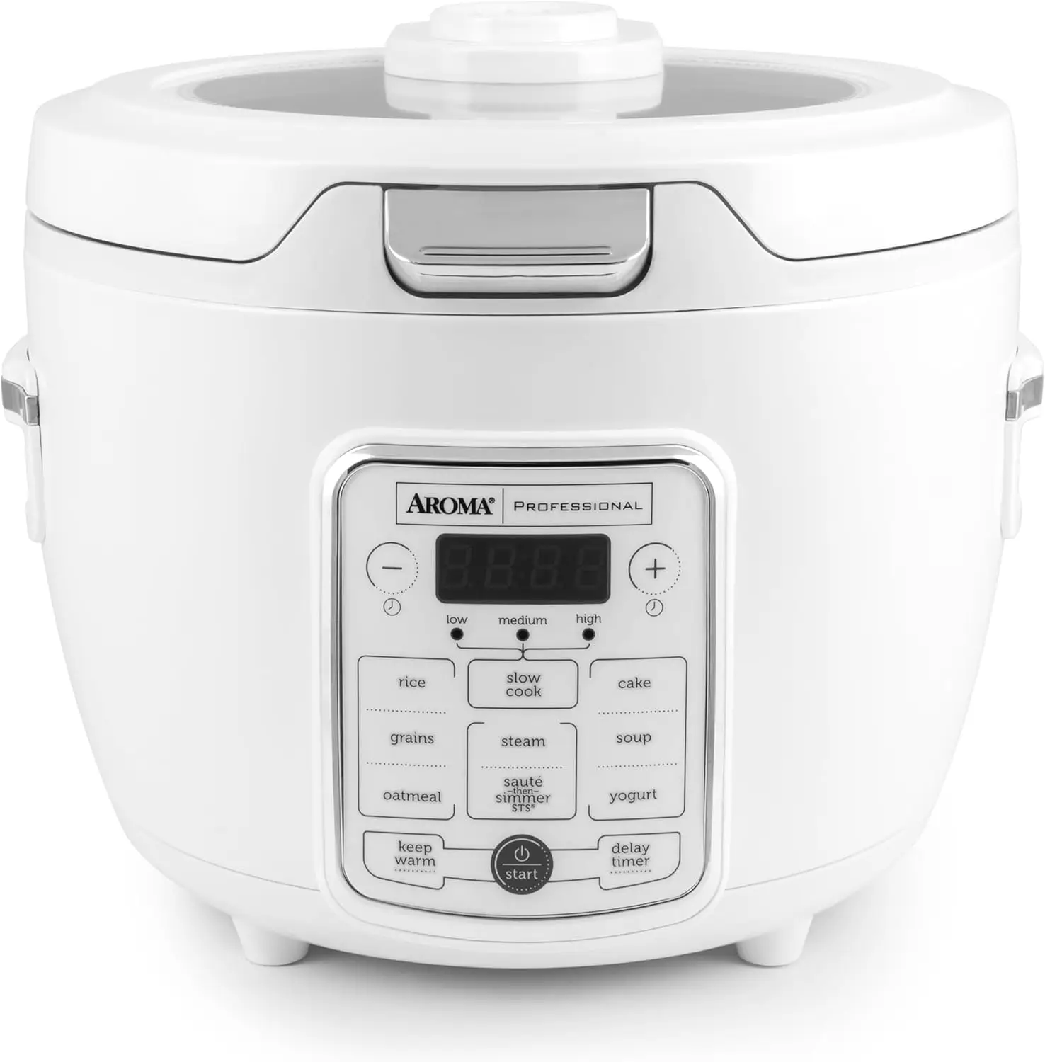 

Digital Rice Cooker 10-Cup Uncooked, 20-Cup Cooked, Multicooker with Steamer, Oatmeal, Auto Keep Warm, Sauté-then-Simmer, 4