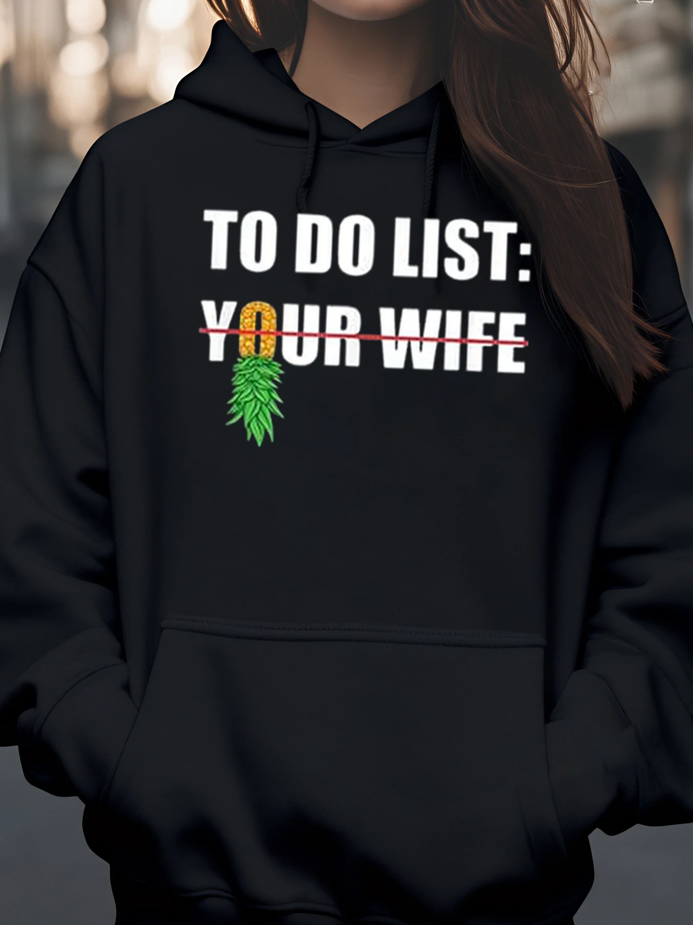 

Ананас, список дел, толстовка с капюшоном для вашей жены, костюм на Хэллоуин, праздничная одежда для мужчин и женщин