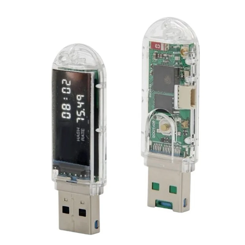 

BTLIFE-3X T-Dongle-S3 ESP32-S3 Ключ с ЖК-дисплеем для Nerdminer Bitcoin Nerd Miner BTC Miner USB-ключ