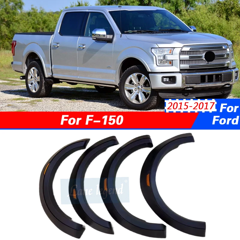 Factory supply Fender Wheel Protector For Ford F150 F 150 F-150 2015 2016 2017 Mudguards Car Accessories ABS Black