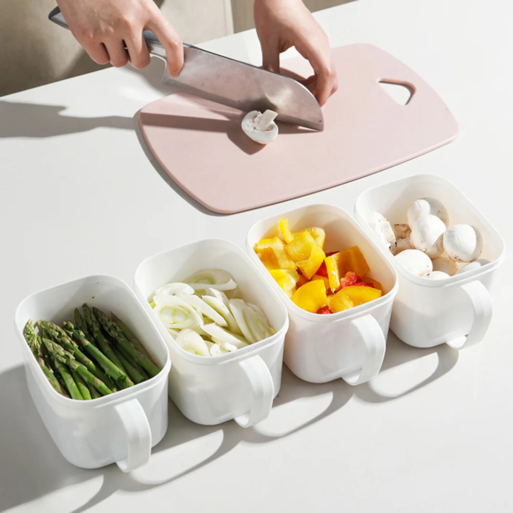 

2 Pcs Crisper Modern Refrigerator Storage Container Cookie Containers Airtight for Food Coffee with Lids Basket