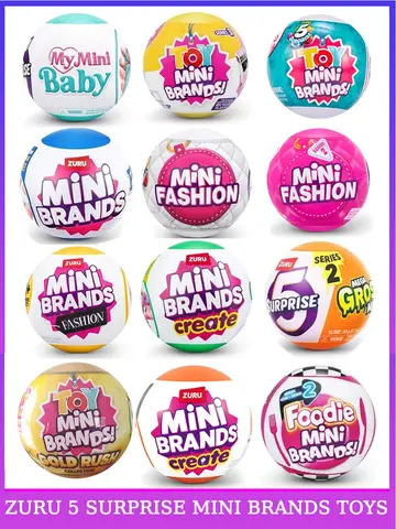 Zuru 5 Surprise Mini Brands Toys Zuru Mystery Blind Box Original Miniature Toy Childrens Surprise Blind Box Toy Gifts Cute Toys