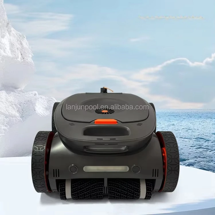 سلسلة تنظيف حمام السباحة، منظف حمام السباحة الأوتوماتيكي اللاسلكي، تحكم قوي في تطبيق إزالة الحطام لتنظيف حمام السباحة العام الكبير #1