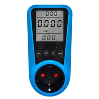 Socket Digital Current Meter AC Power Meter Time Watt Power Energy Tester Wattmeter - EU Plug