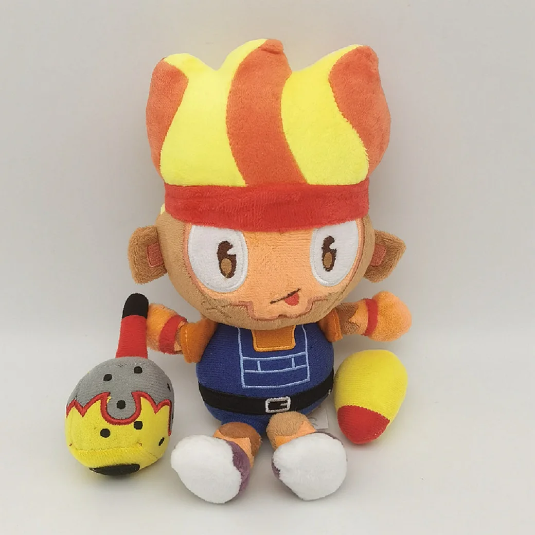 20cm dardo mono juguetes de peluche muñecas dibujos animados Anime Kawaii Super Monkey King almohada decoración de la habitación muñecas regalo de Navidad para niños