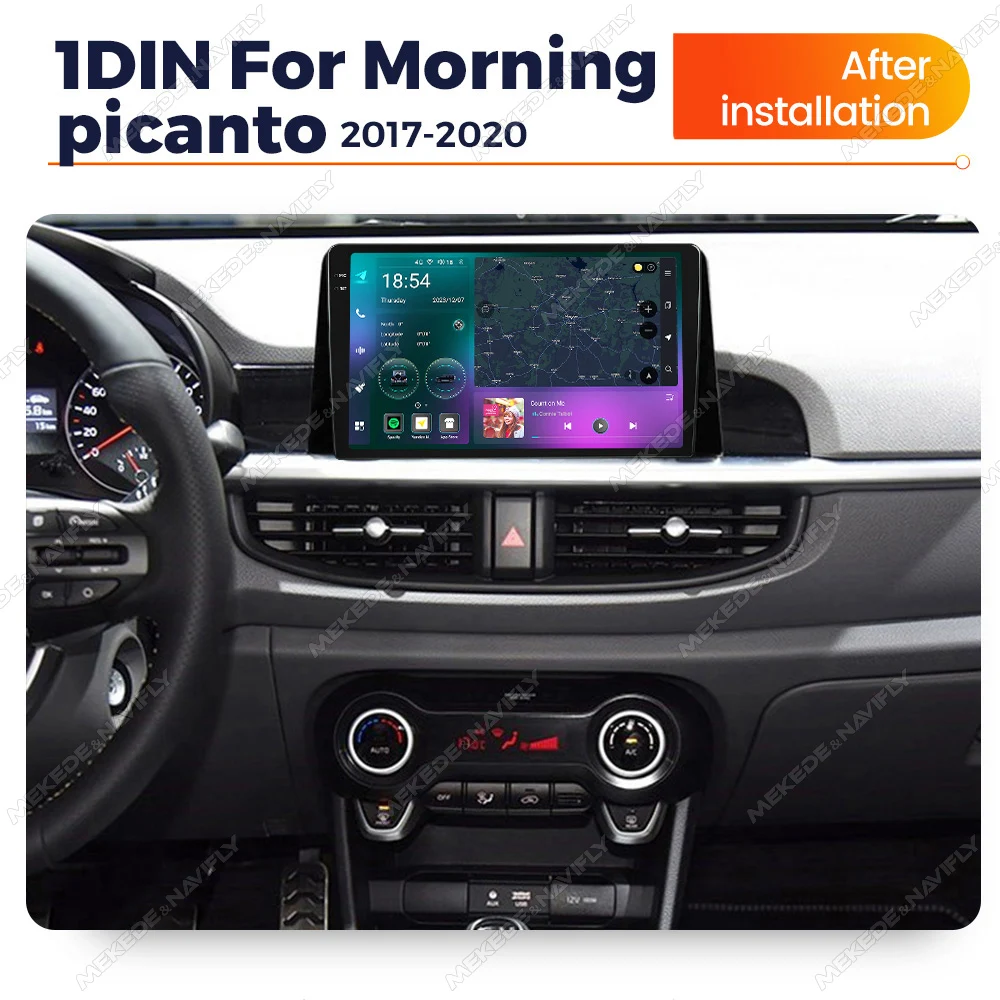 8-Core Android 13 Car Radio For Kia Morning 3 Picanto 2017 2018 2019 2020 GPS Navigation Autoradio Multimedia Video Player 2 Din