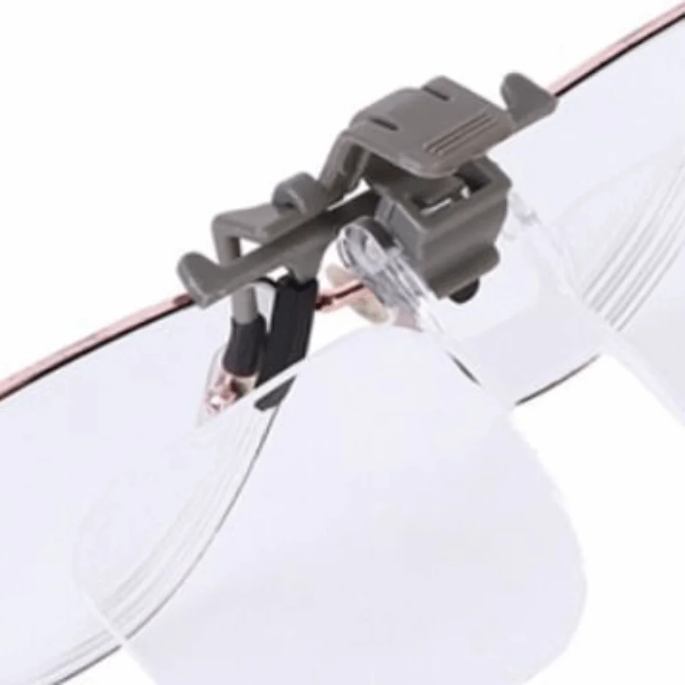 

Лупа с 2-кратным увеличением, крепящаяся на голову, с акриловой оптической линзой, HD, на прищепке, многофункциональная, съемная