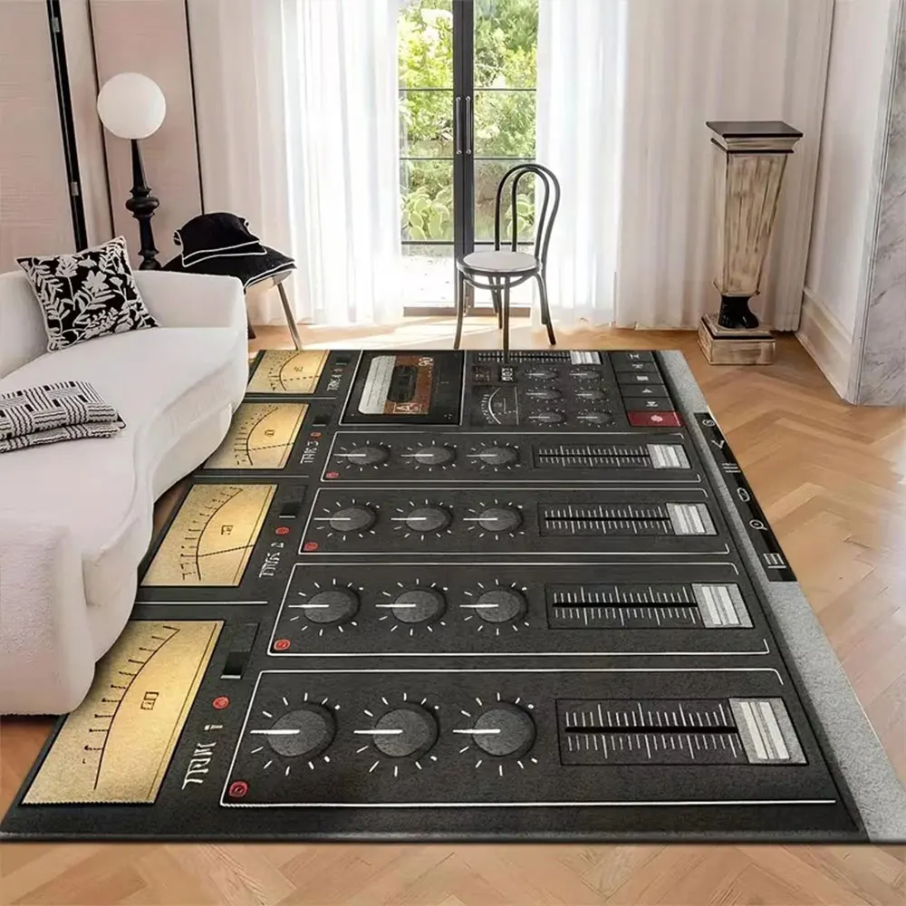3D Guitar Chords Theory Chart Music Carpet Rug for Bedroom Living Room Home Sofa Decoration Children Game Large Decor Floor Mat