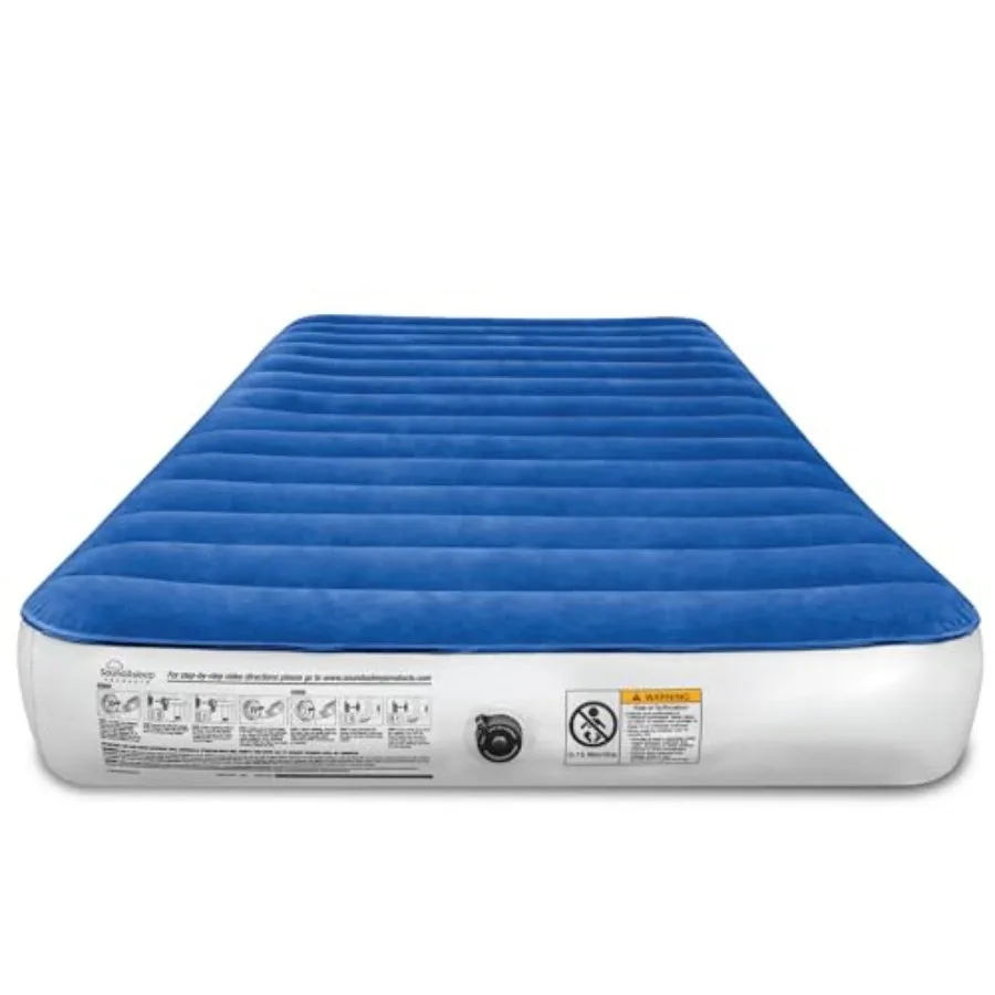 

Camping Series Air Mattress Includes Eco-Friendly PVC - Included Rechargeable Air Pump - Size