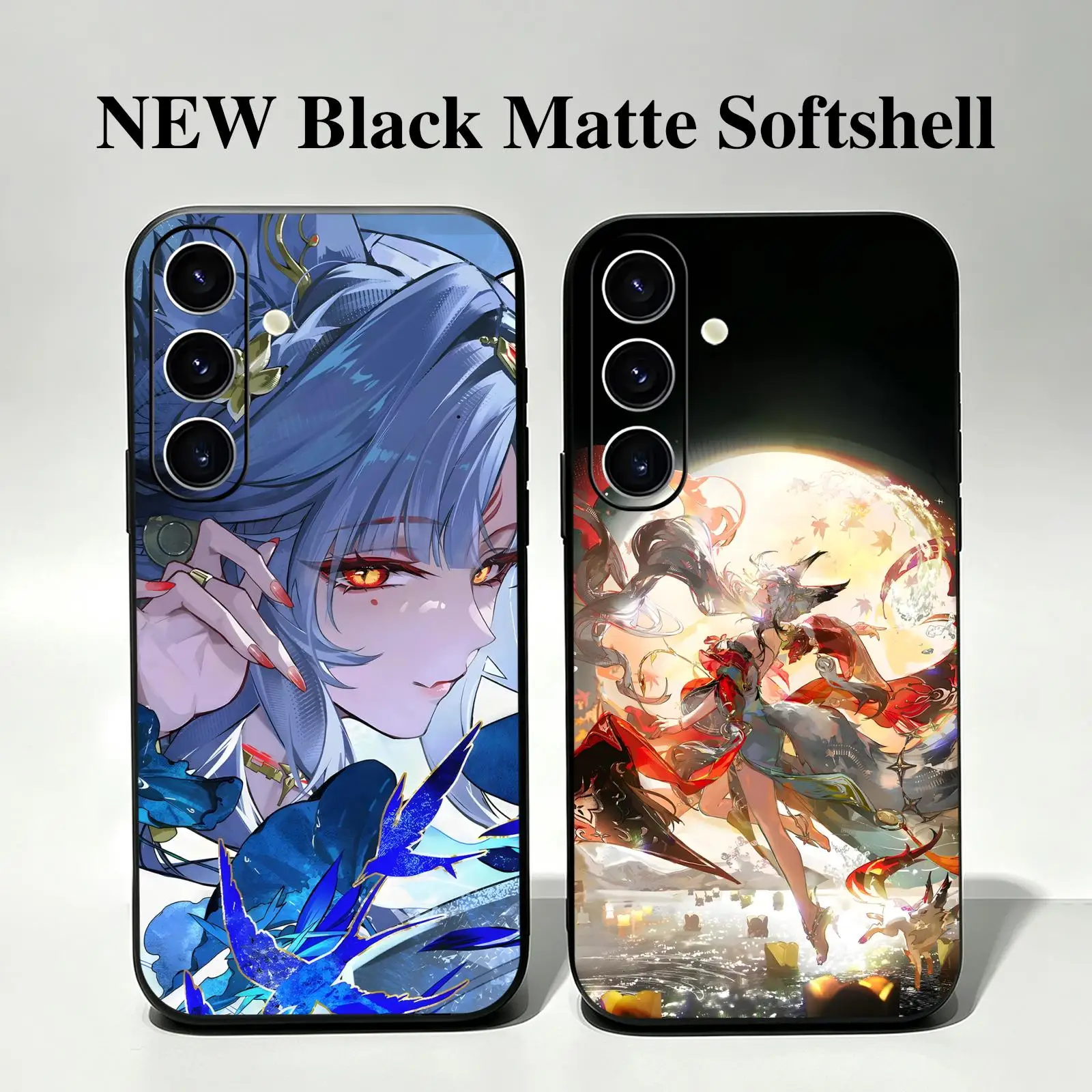 Phone Case For Samsung A57 A56 A37 A27 A17 A36 A26 A55 A35 Wuthering Waves Hsin  Anti-Drop Soft Black Case
