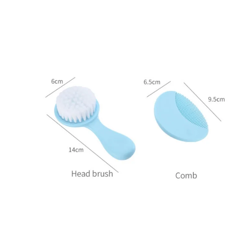 

Щетка для детской колыбели, массажная расческа для головы новорожденных с щетиной из искусственной шерсти для ухода за младенцами