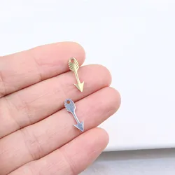 10pcs 5*16mm Wholesale Stainless Steel High Quality Mirro Polish Arrow Charms Pendant DIY Necklace Bracelets Unfading Colorless
