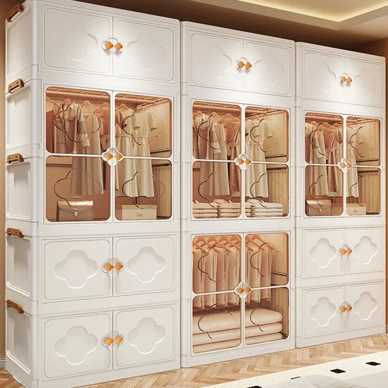 

Children's Wardrobe, Bedroom, Home Storage Cabinet, Baby Storage Box, Toy Clothing Box, Plastic Folding Bins