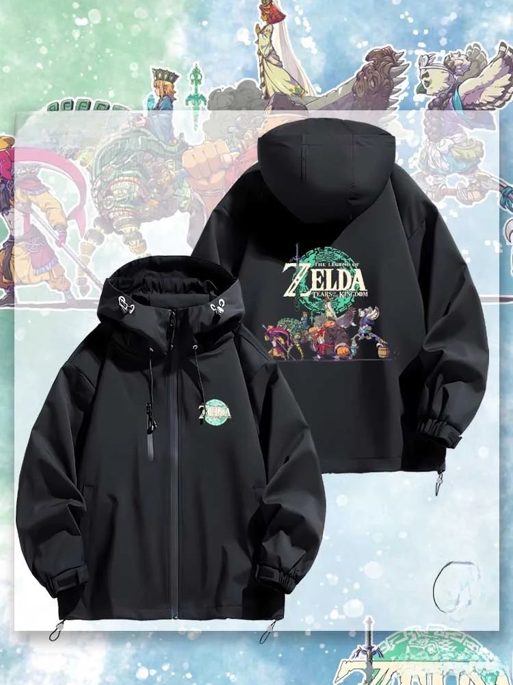 

Куртка-ветровка по мотивам игры «Легенда о Сунь-У-цзы» и «Путешествие на Запад», осенне-зимняя, водонепроницаемая, из полиэфирного волокна