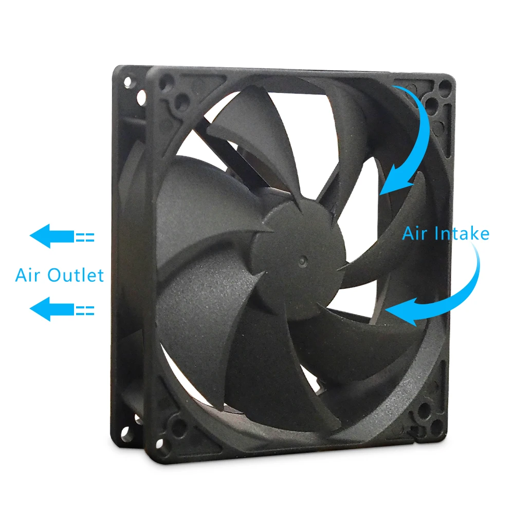 Cooling Fan Ice Soul F10025 Case Fan 100 *100* 25mm 1800RPM High Air Volume Low 4PIN PWMNoise Radiator Exhaust 100mm Fan