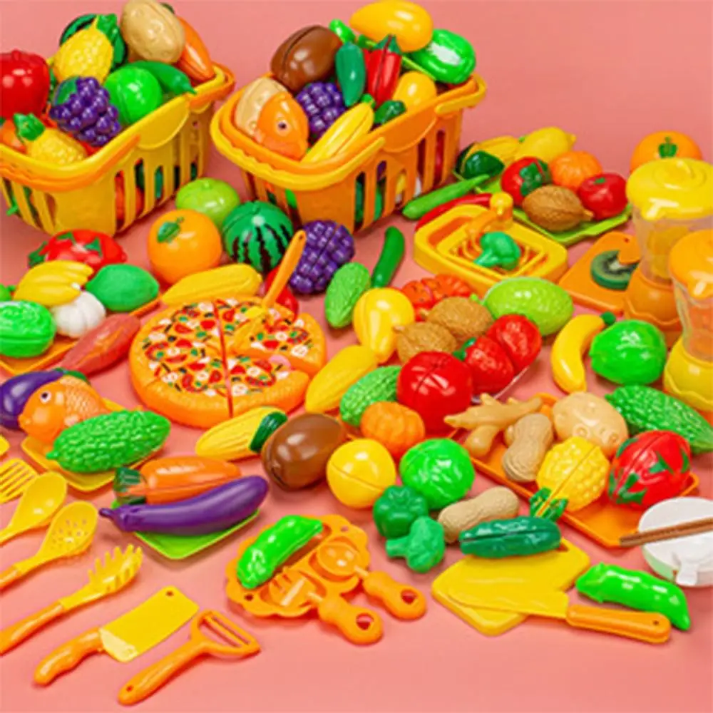 Multi-set Mini Kitchen Pretend Play Toys Cosplay Educational Cooking Toy Parents-Child Interactive Early Education