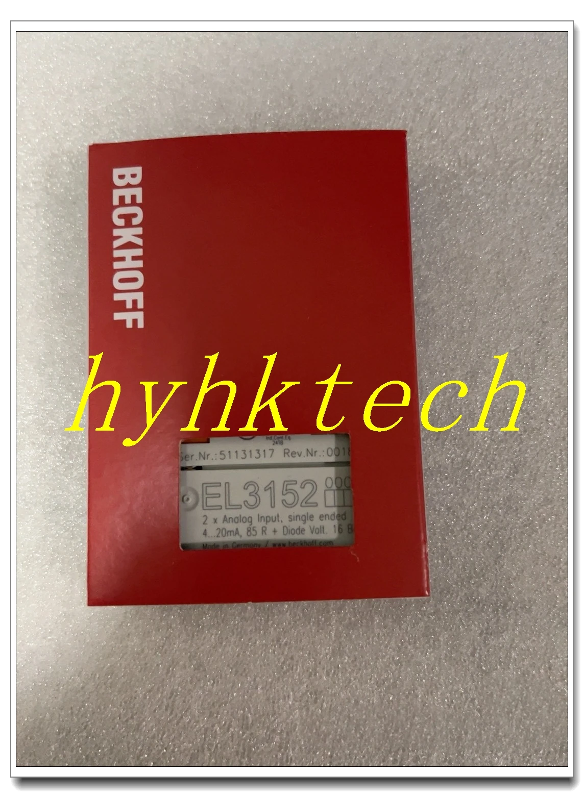 EL3152 Original Digital quantity terminal module, 100% tested before shipment